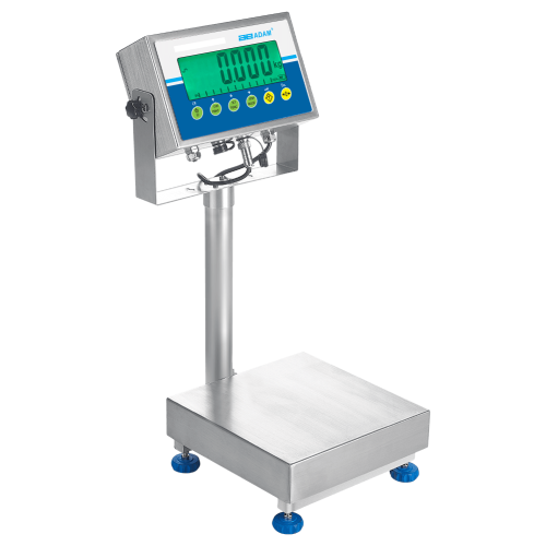 Adam Equipment Gladiator Approved Washdown Scales, External Calibration, 15kg Capacity, 5g Readability, 250 x 250 mm Pan Size - GGS 15M - Click Image to Close